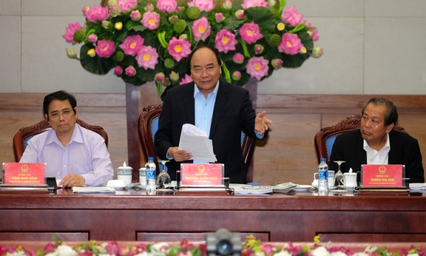 Thủ tướng Chính phủ Nguyễn Xuân Phúc chủ trì phiên họp đầu tiên của Ban Chỉ đạo quốc gia về phát triển các đơn vị hành chính-kinh tế 